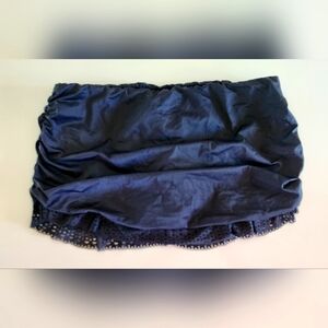 Venus Swim Ruched Swim Bottom Plus Size 16, Black